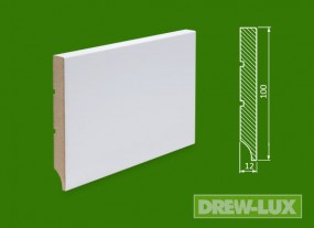 Cokół MDF lakierowany biały - 100*12 R1 -  DREW-LUX  Tomasz Włodkowski Pruszcz Gdański