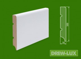 Cokół MDF lakierowany biały - 100*16 R5 -  DREW-LUX  Tomasz Włodkowski Pruszcz Gdański