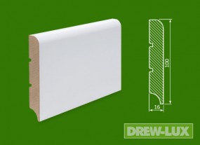 Cokół MDF lakierowany biały - 100*16 R10 -  DREW-LUX  Tomasz Włodkowski Pruszcz Gdański