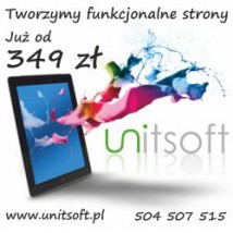 Projektowanie stron internetowych - UNITSOFT Michał Kamiński Olsztyn