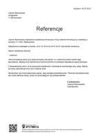 Referencja od firmy Joanna Wiszniewska