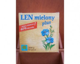 Len mielony PLUS (40% błonnika) - Sklep Ekologiczny MOCE NATURY Prudnik