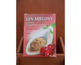 LEN MIELONY wiśniowy z kawałkami owoców - Sklep Ekologiczny MOCE NATURY Prudnik