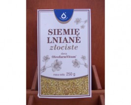 Siemię lniane (złociste) - Sklep Ekologiczny MOCE NATURY Prudnik