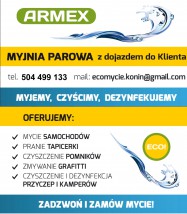 Mycie samochodów - ARMEX Brzeźno