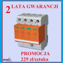 Ochronik przepięć BEMKO  - KLASA B+C - 4- polowy PROMOCJA ! - P.H.U. DAMEX Damian Staniek Mikołów