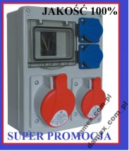 SKRZYNKA ROZDZIELCZA-GNIAZ. 32/5+16/5+2X230V-IP-44 - P.H.U. DAMEX Damian Staniek Mikołów