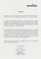 Referencja od firmy Accenture