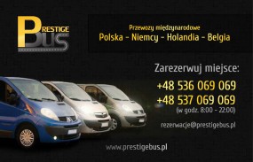 Przewóż osób do Niemiec, Holandii i Belgii - PrestigeBUS Chełm