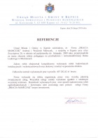 Referencja od firmy URZĄD MIASTA I GMINY W KĘPNIE