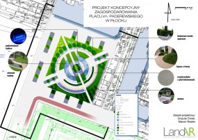 Projekty placów miejskich i innych terenów publicznych - Landar Architektura Krajobrazu Warszawa