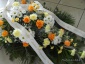 wiązanka pogrzeowa kwiaty na pogrzeb - Miętne Florystyka K&A