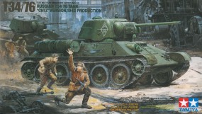 Russian Tank T34/76 -  ChTZ  version, 1943 production - ADAGIO SKLEP - Art.biurowe, szkolne, zabawki, modele do sklejania Tychy