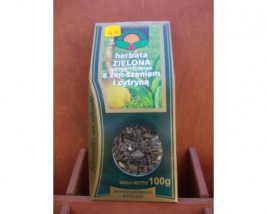 Herbata zielona aromatyzowana Z ŻEŃ-SZENIEM I CYTRYNĄ - Sklep Ekologiczny MOCE NATURY Prudnik