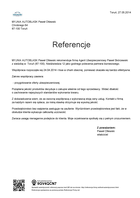 Referencja od firmy MYJNIA AUTOBLASK Paweł Otlewski