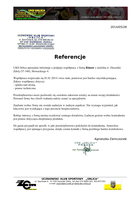 Referencja od firmy UKS Orlica
