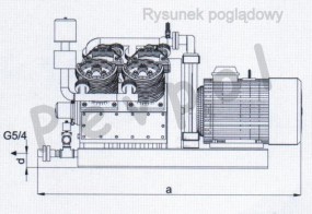Kompresor, Sprężarka do Piaskowania, - Pevpol Otwock