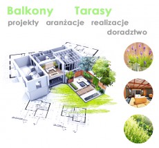 projekty tarasów i balkonów - MOSS DECOR Kraków