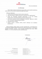 Referencja od firmy Orlen Paliwa Sp. z o.o.
