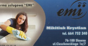 Pranie dywanów - Firma Usługowa  EMI  Sławno