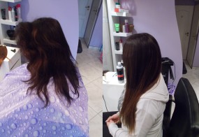 Keratynowe prostowanie włosów - VERBENA SPA Grójec