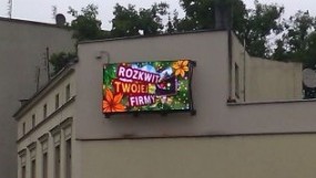 Reklama na telebimie w Oławie - Agencja Reklamowa GROBLED Ożarowska Wiązów