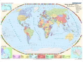 Mapa polityczna świata (31.07.11) - Wydawnictwo Meridian Szczecin