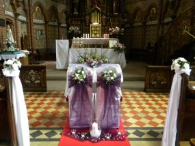dekoracje sal weselnych i kościołów - Happy Day  kompleksowa organizacja wesel Kłodzko