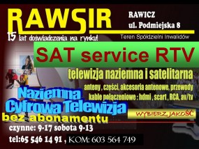 Montaż anten - FHU  RAWSIR  Rawicz