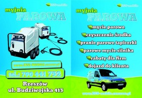 Mycie parowe - Przedsiębiorstwo Usługowo-Handlowo-Produkcyjne Eco-mobile Rzeszów