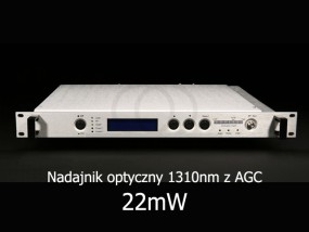 Nadajnik optyczny 1310nm wersja z AGC 22mW - Przedsiębiorstwo Handlowo Usługowe RFoG Tomasz Paszkowski Gryfice