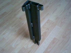 SŁUPEK PIONOWY TYLNY LEWY H-400 MM. - Skrzynie ładunkowe - naprawa nadwozi - zabudowy nadwozi - burty aluminiowe - części do nadwozi Ćwiklice