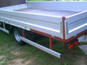 PRZEDŁUŻENIE SKRZYNI ŁADUNKOWEJ - Skrzynie ładunkowe - naprawa nadwozi - zabudowy nadwozi - burty aluminiowe - części do nadwozi Ćwiklice