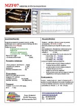 Falistomierz  MZF07 Miernik Zużycia Falistego szyn - Aparatura Pomiarowa Janusz Woldański Warszawa