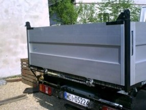 PRZEDNIA KLAPA WYWROTKI - Skrzynie ładunkowe - naprawa nadwozi - zabudowy nadwozi - burty aluminiowe - części do nadwozi Ćwiklice