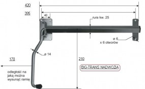 TRZYMACZ DŻWI TYLNYCH PODCZAS OTWARCIA - Skrzynie ładunkowe - naprawa nadwozi - zabudowy nadwozi - burty aluminiowe - części do nadwozi Ćwiklice