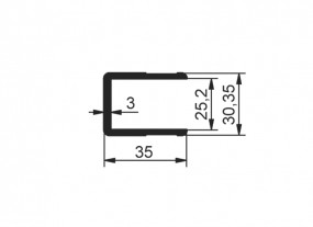 CEOWNIK ZAKOŃCZENIOWY DO BURTY ALUMINIOWEJ - Skrzynie ładunkowe - naprawa nadwozi - zabudowy nadwozi - burty aluminiowe - części do nadwozi Ćwiklice