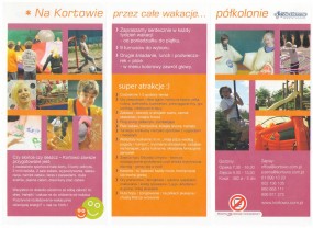 PÓLKOLONIE  LETNIE  KORTOWO Wielkopolskie  Centrum Tenisowe - WTT Elektro sport  SP Z  O.O Poznań