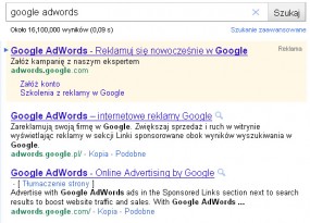 Reklama w wyszukiwarce Google - Agencja Reklamy Anamaja Choszczno