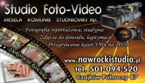 filmowanie i fotografowanie - TN studio Foto-video Czajków Północny