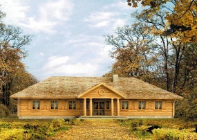 Dom  z drewna -  Wood House  Producent domów z drewna Lublin