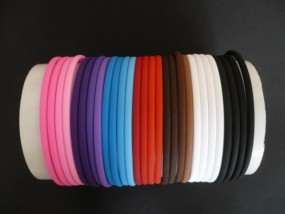 Opaski kauczukowe 1/033 - Firma Handlowa  Klips  - ozdoby do włosów, biżuteria sztuczna Gdynia