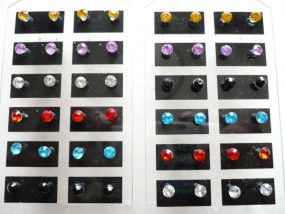 Kolczyki  A/035 - Firma Handlowa  Klips  - ozdoby do włosów, biżuteria sztuczna Gdynia