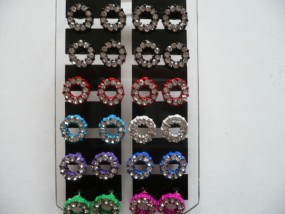 Kolczyki  A/004 - Firma Handlowa  Klips  - ozdoby do włosów, biżuteria sztuczna Gdynia