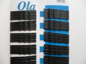 Wsuwki czarne - Firma Handlowa  Klips  - ozdoby do włosów, biżuteria sztuczna Gdynia