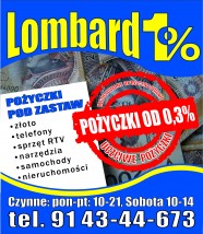 Pożyczki pod zastaw - Lombard 1 Procent Szczecin