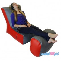 wypoczynkowy fotel relaksacyjny z podnóżkiem - Mebel24.pl - pufy i fotele relaksacyjne Nowa Sól