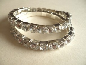 Bransoletka srebrna E/46 - Firma Handlowa  Klips  - ozdoby do włosów, biżuteria sztuczna Gdynia