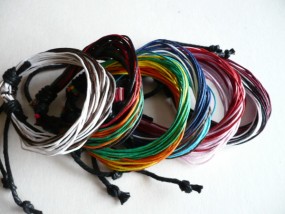 Bransoletka ze sznurka  E/39 - Firma Handlowa  Klips  - ozdoby do włosów, biżuteria sztuczna Gdynia