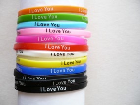 Bransoletka silikonowa E/21 - Firma Handlowa  Klips  - ozdoby do włosów, biżuteria sztuczna Gdynia